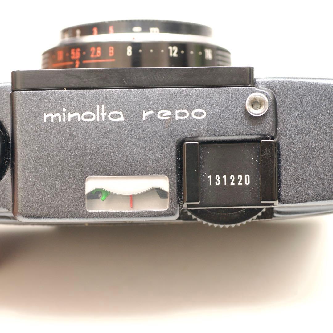 Minolta Repo ハーフサイズカメラ ブラック 作例あり 動作品