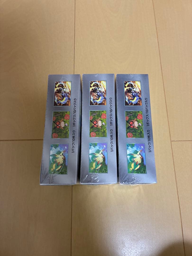 ポケモンカードゲームテラスタルフェスex 3BOX 新品未開封 シュリンク付き