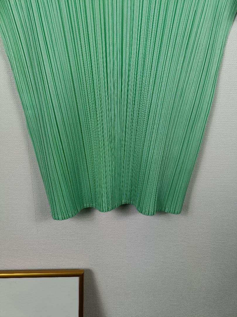 PLEATSPLEASE カットソー【サイズ3 L相当】【ミントグリーン】