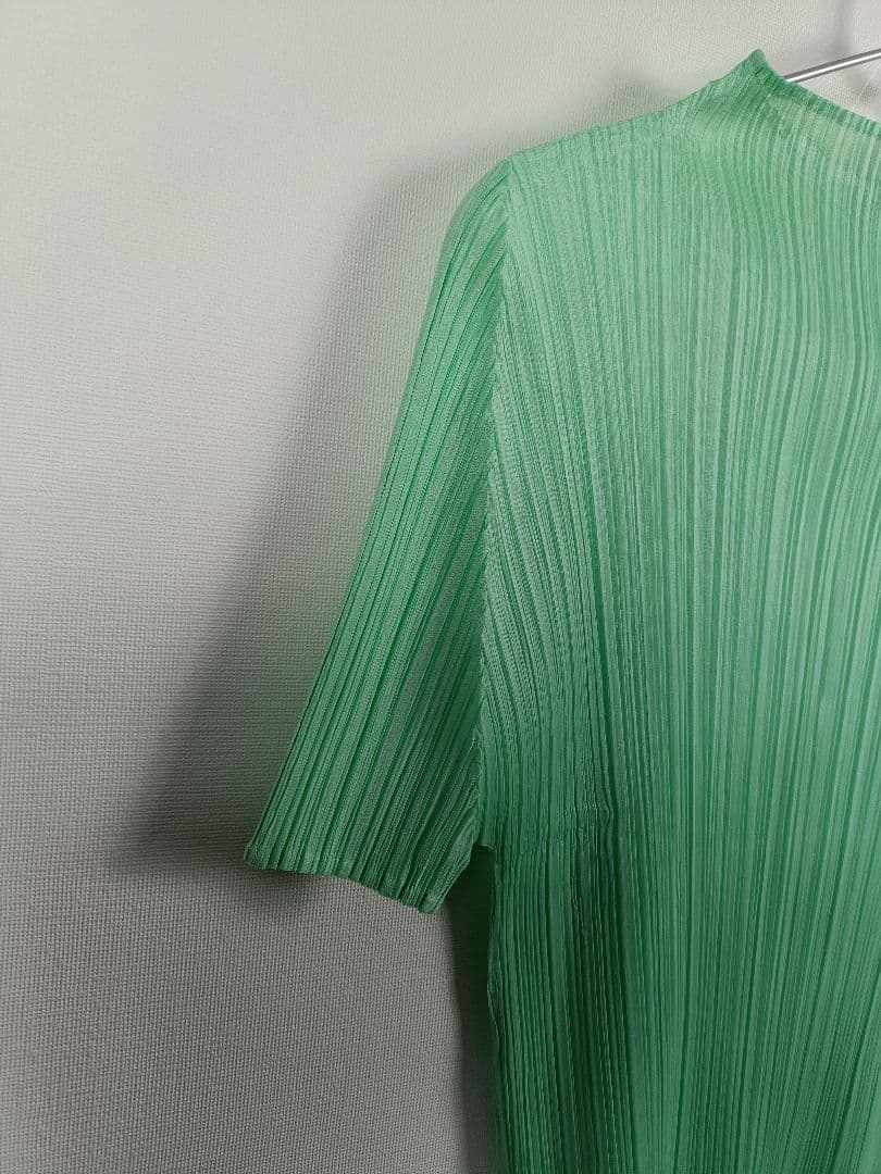 PLEATSPLEASE カットソー【サイズ3 L相当】【ミントグリーン】