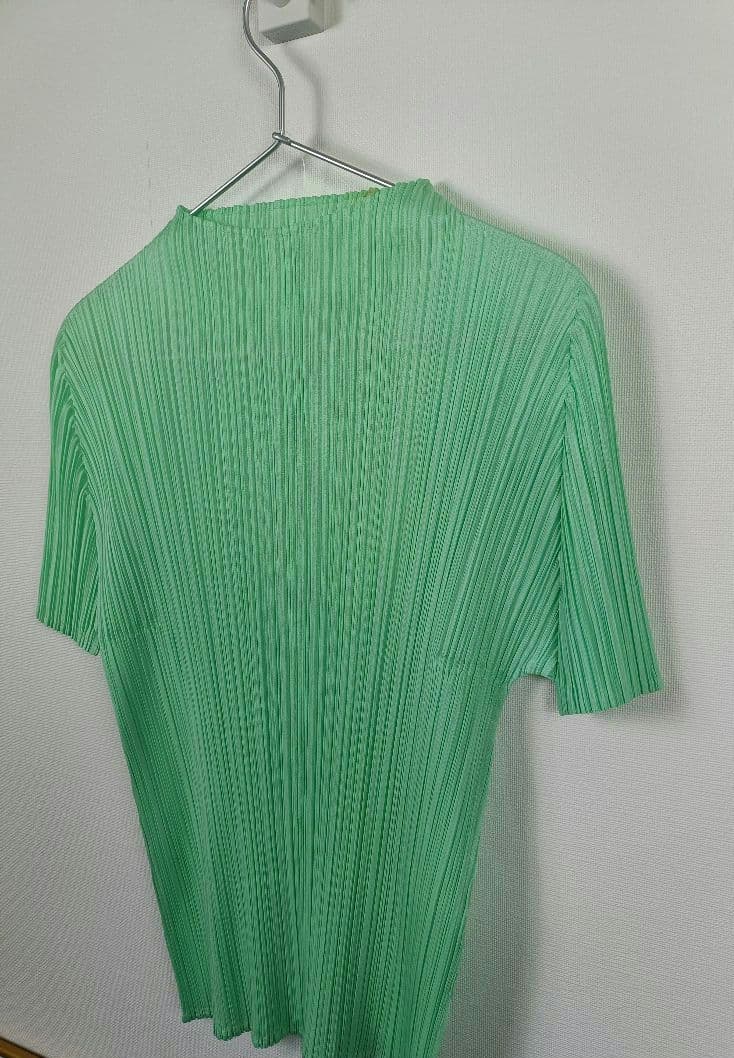 PLEATSPLEASE カットソー【サイズ3 L相当】【ミントグリーン】