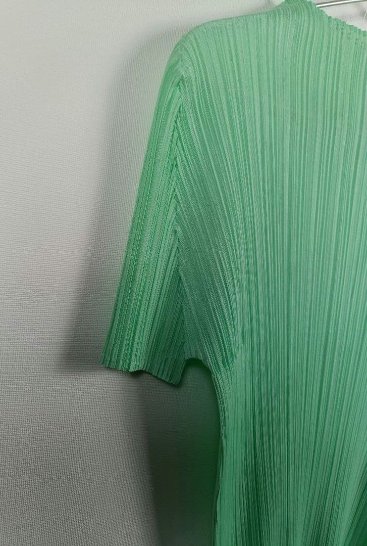 PLEATSPLEASE カットソー【サイズ3 L相当】【ミントグリーン】