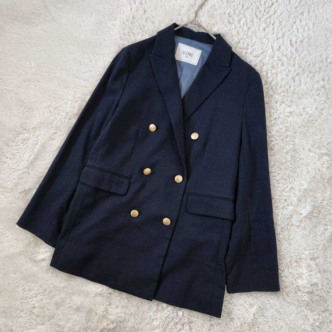スローブイエナ　紺ブレ　金ボタン 2022年製 袖4つボタン ダブル