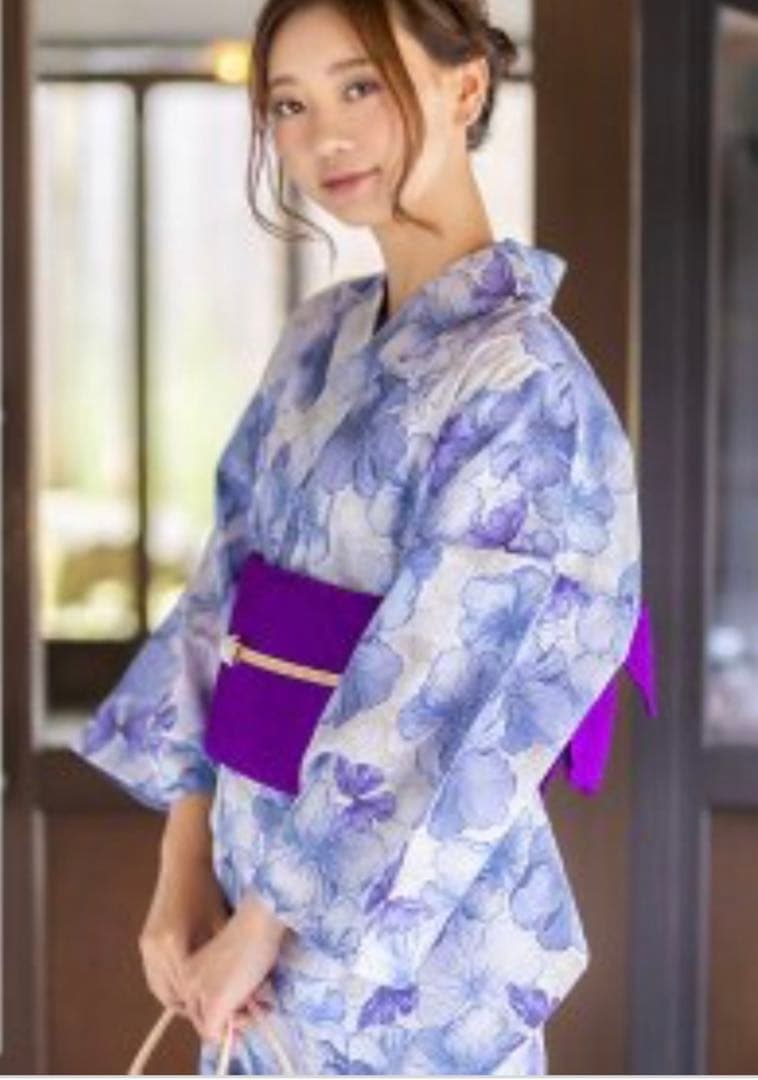 【新品・未使用】HANAE MORI レディース 浴衣 単品 仕立て上がり