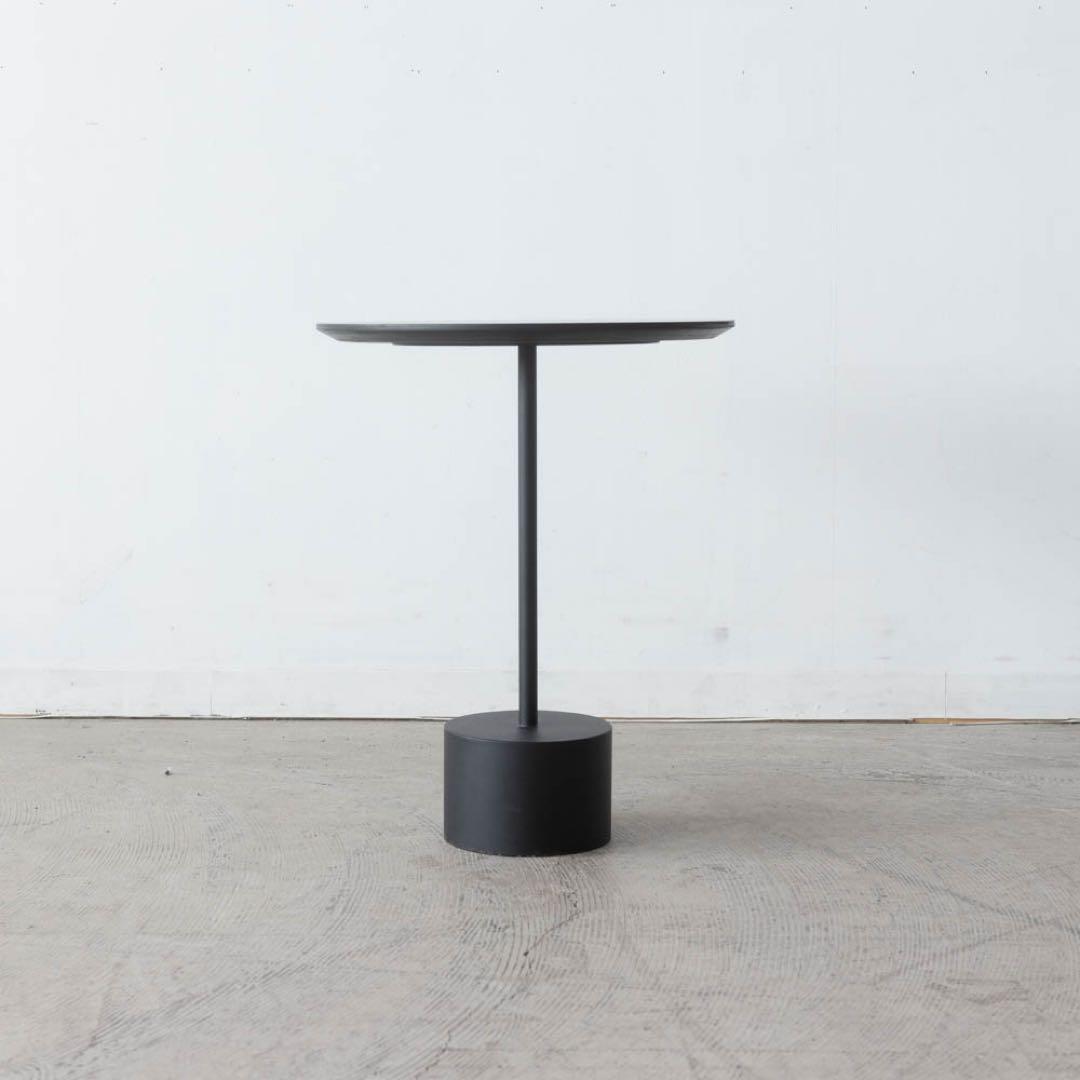 黒い円形サイドテーブル　sugi様