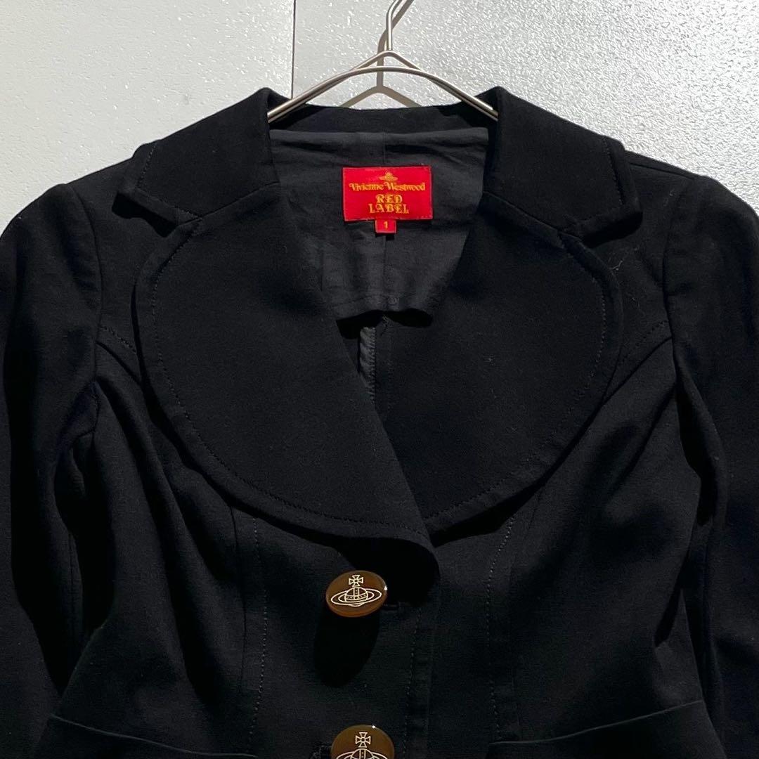 ヴィヴィアンウエストウッド ラブジャケット 3ボタン ブラック