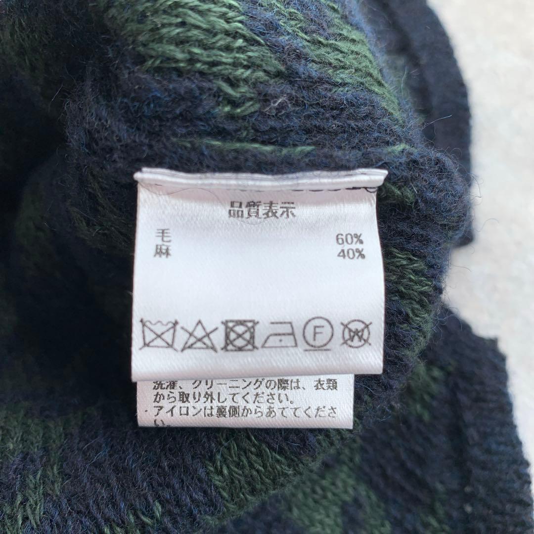 パラスパレス ニットベスト ウール リネン 日本製 PAL'LAS PALACE