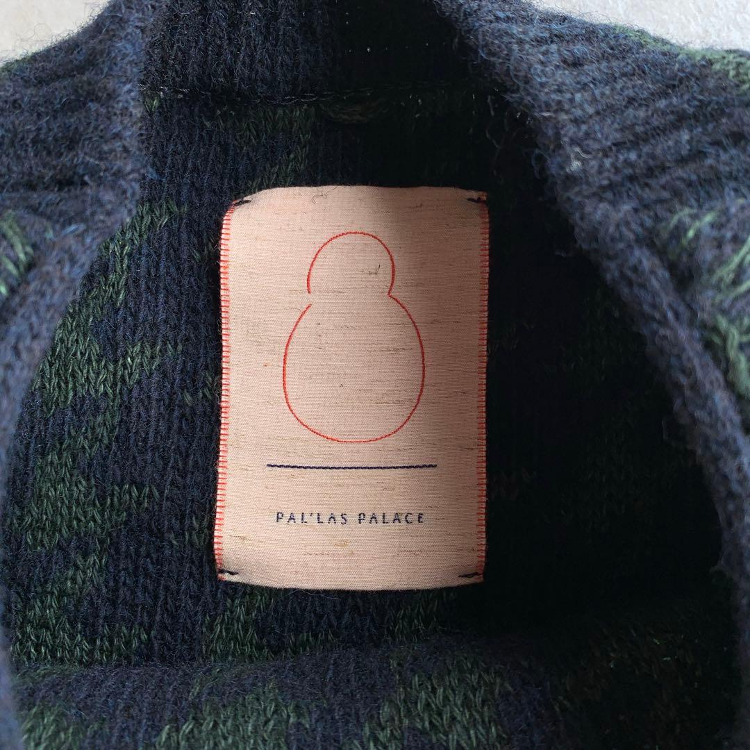 パラスパレス ニットベスト ウール リネン 日本製 PAL'LAS PALACE