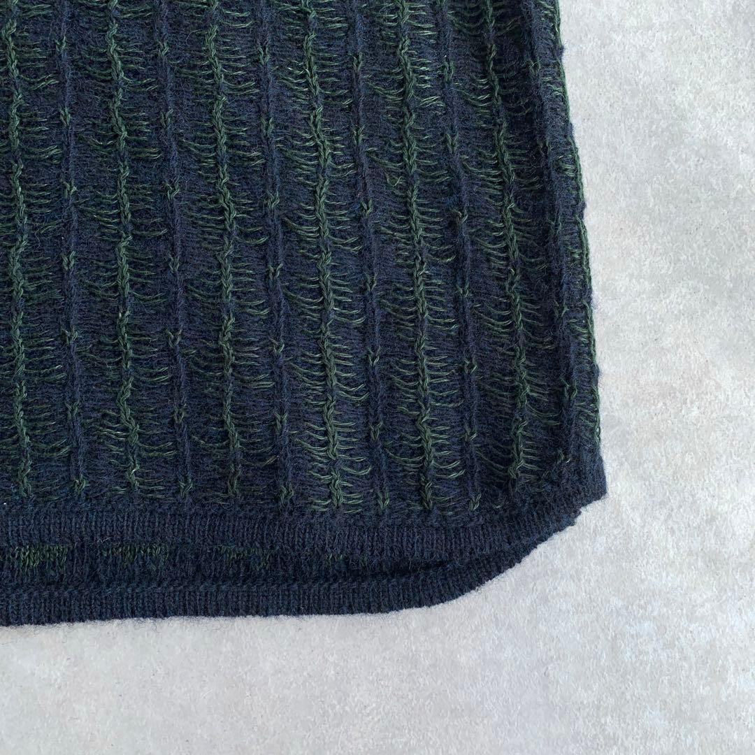 パラスパレス ニットベスト ウール リネン 日本製 PAL'LAS PALACE