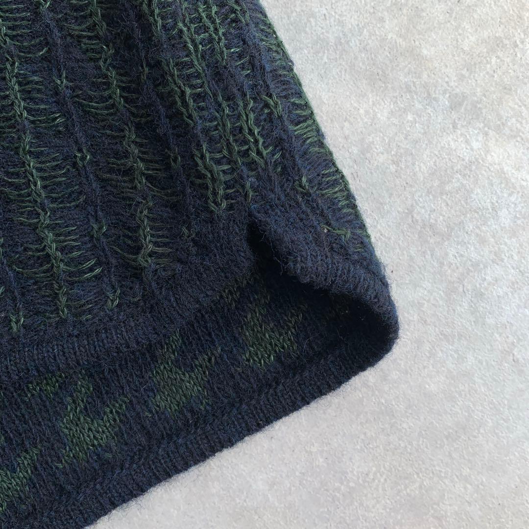 パラスパレス ニットベスト ウール リネン 日本製 PAL'LAS PALACE