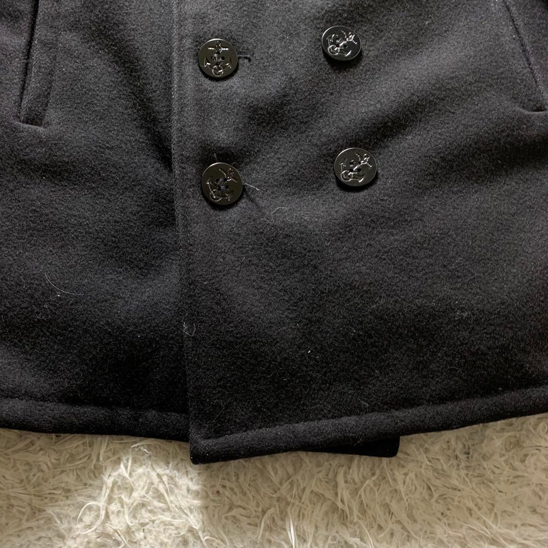 美品■ショット ピーコート 740 ネイビー キルティング 44 USA製