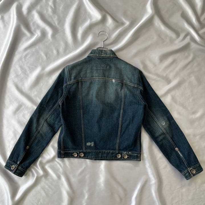 DSQUARED2 デニムジャケット Gジャン　ダメージ　インディゴ　サイズ44