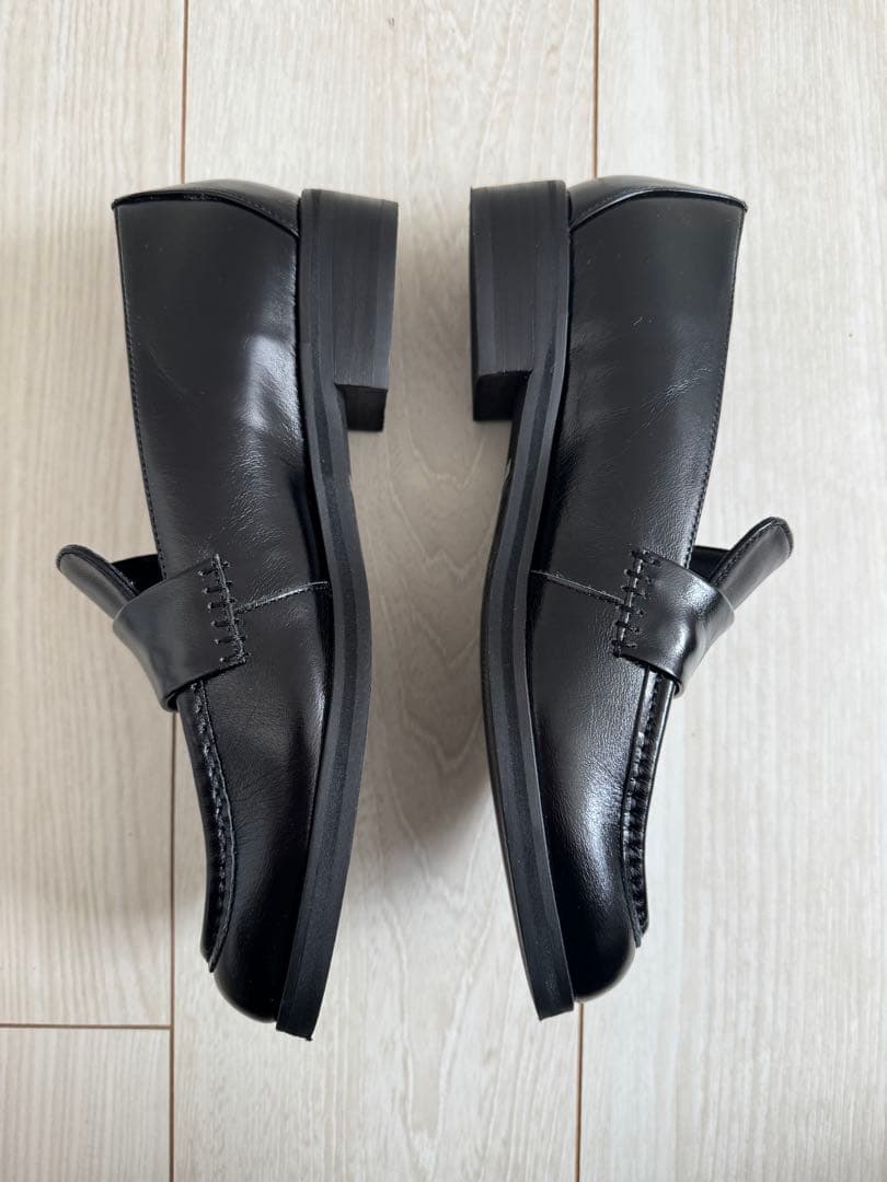 anuans レザーローファー　M