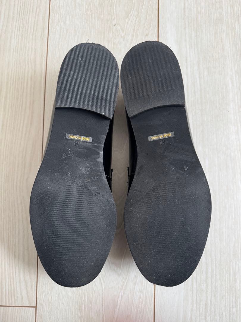 anuans レザーローファー　M