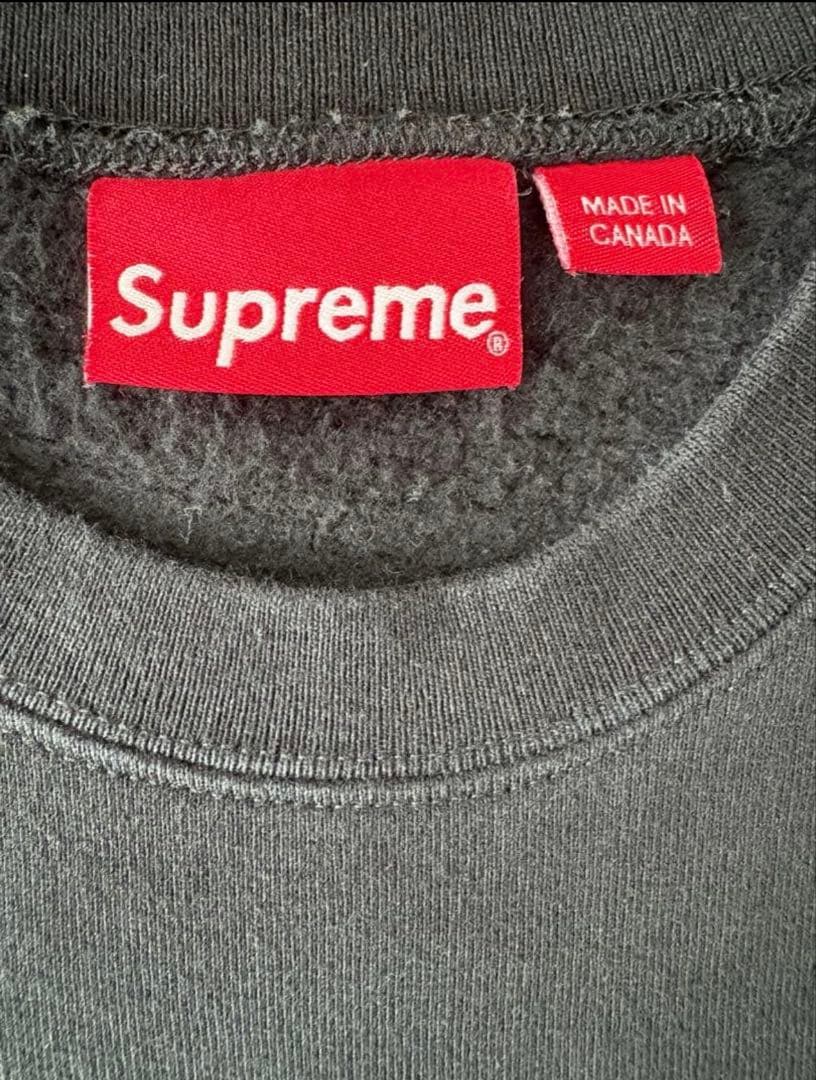 レ*★様 Supreme カラフルロゴ ブラックスウェット　S