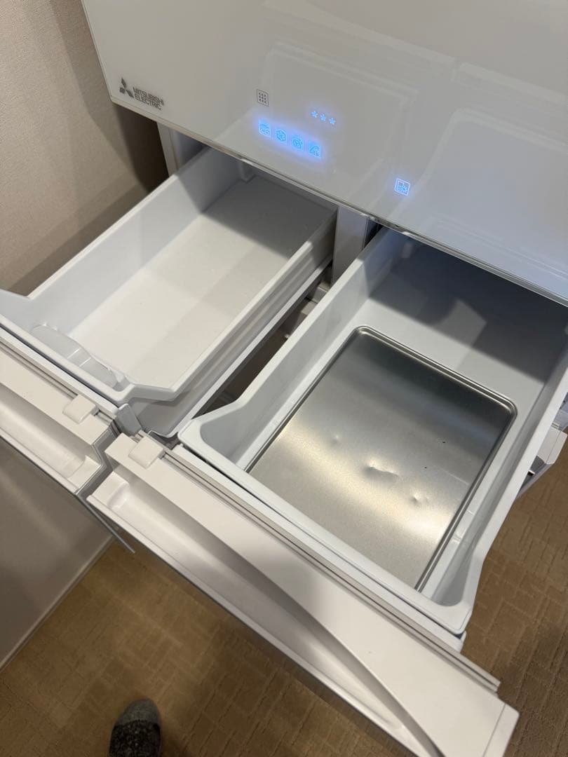 【美品！使用頻度少】三菱 冷蔵庫 MR-B46Z-W2／455L 2016年