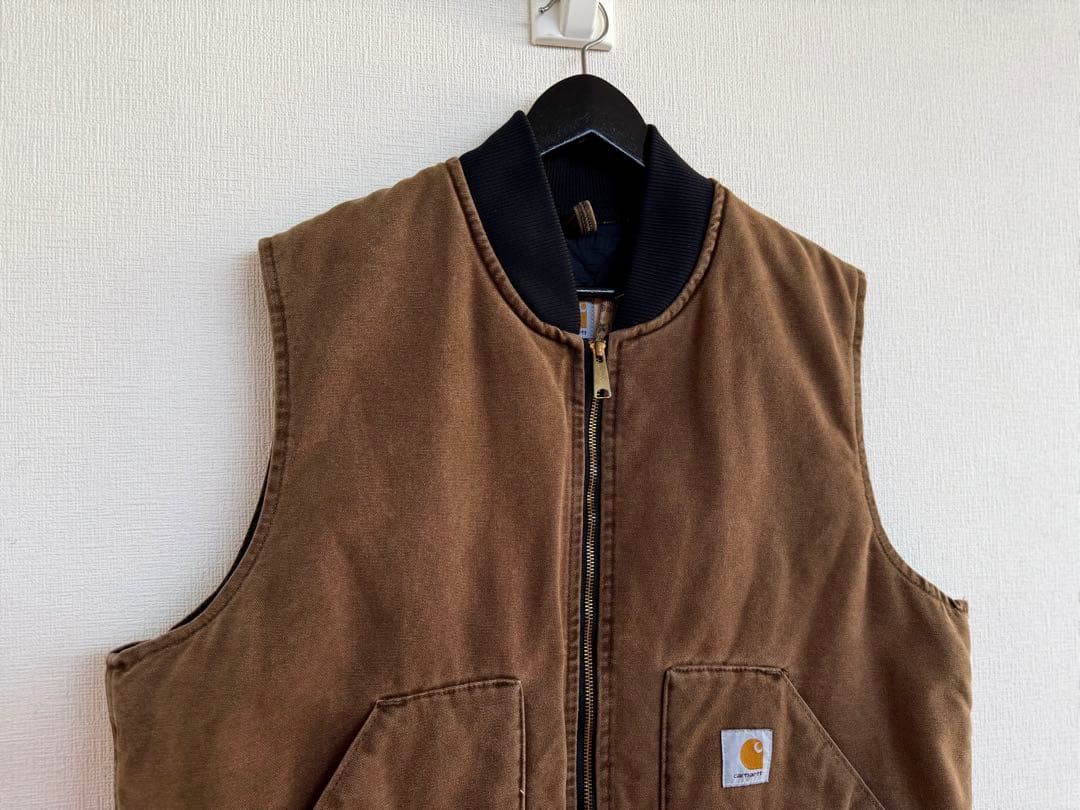 スペシャル 80s アメリカ製 ヴィンテージ カーハート ベスト XL ブラウン