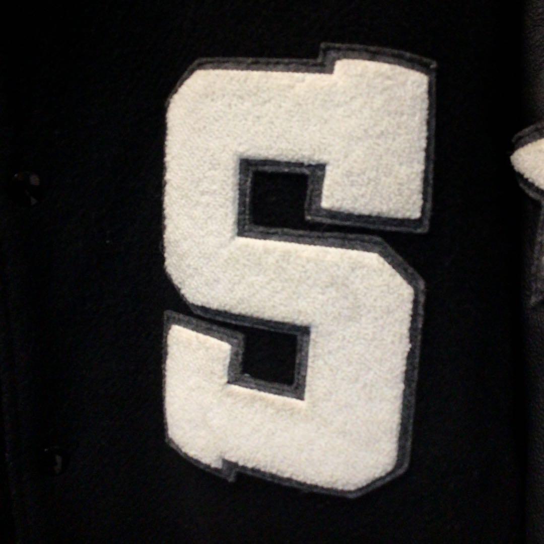 Swagger スタジャン ブラック レザー ジャケット 68-0119-1-B