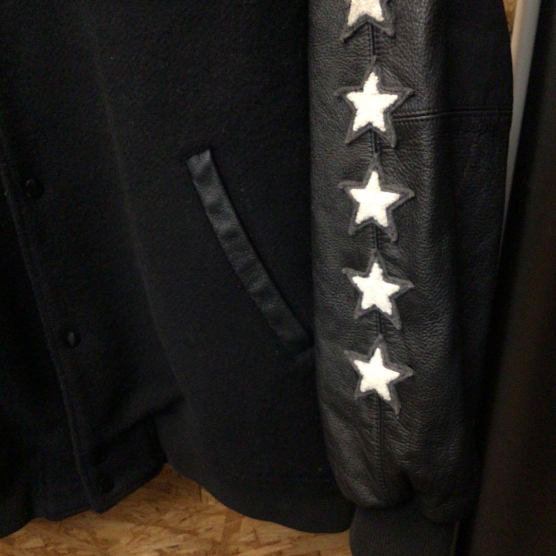 Swagger スタジャン ブラック レザー ジャケット 68-0119-1-B