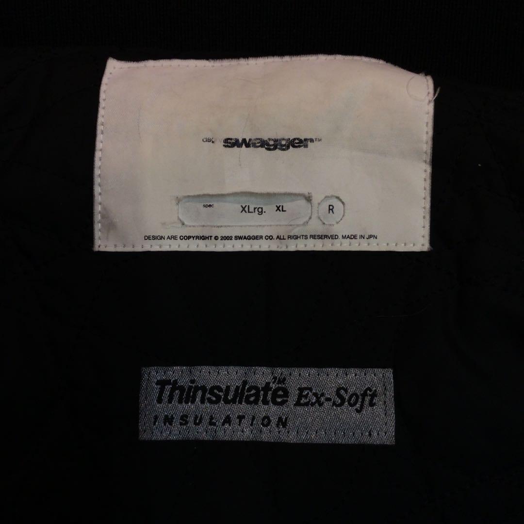 Swagger スタジャン ブラック レザー ジャケット 68-0119-1-B