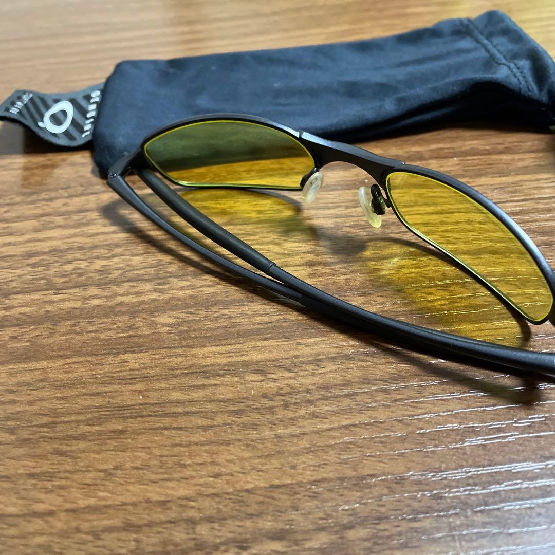 Oakley スポーツサングラス Wスクエア2.0 イエローレンズ