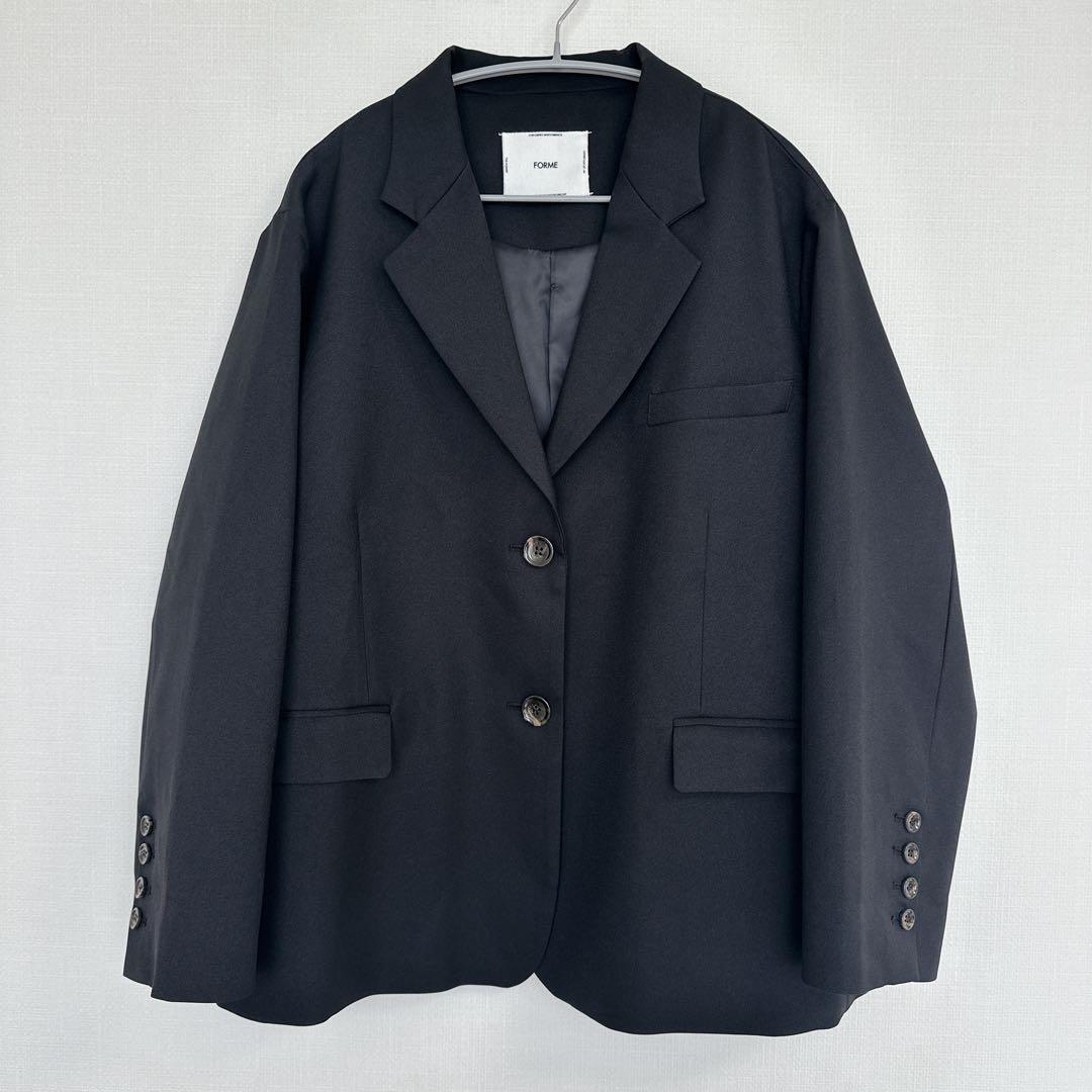 【未使用級】forme テーラードジャケット　ブラック