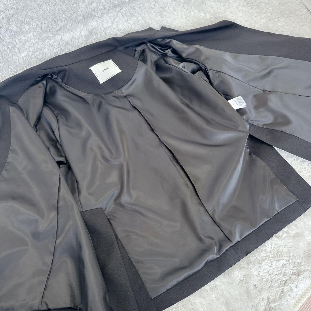 【未使用級】forme テーラードジャケット　ブラック