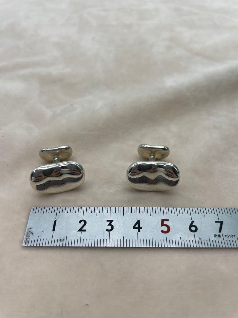 【Tiffany】エルサ・ペレッティ ビーン デザイン カフス　925シルバー