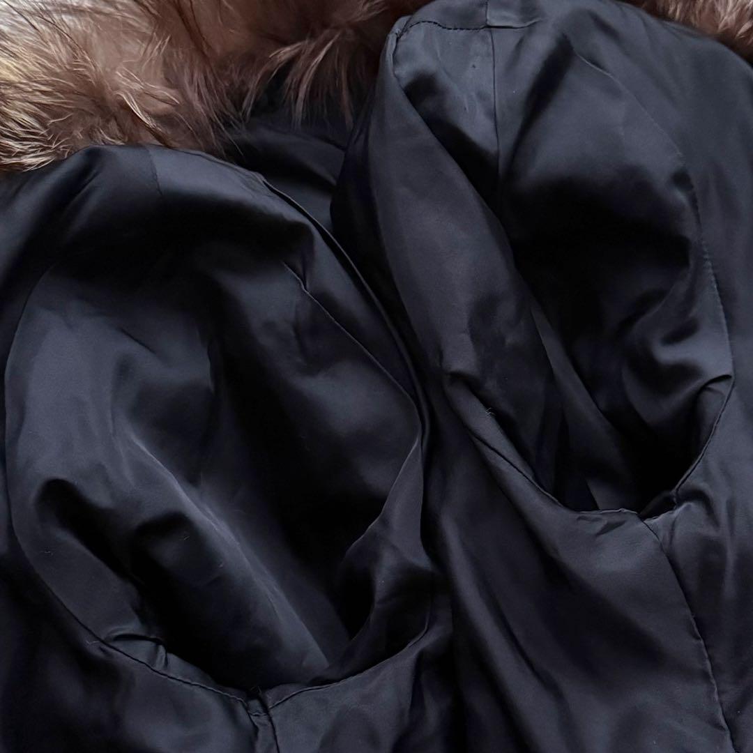 本毛皮●シルバーフォックス FOX ファーコート ふわふわ◎ 13号