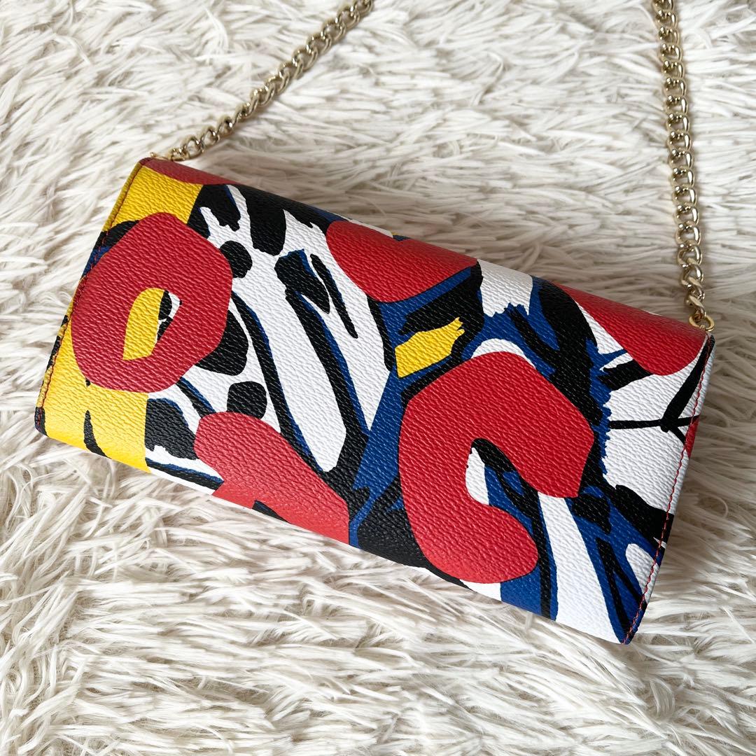 新品✨ヴィヴィアンウエストウッド　長財布　LOGOMANIA RED 32738