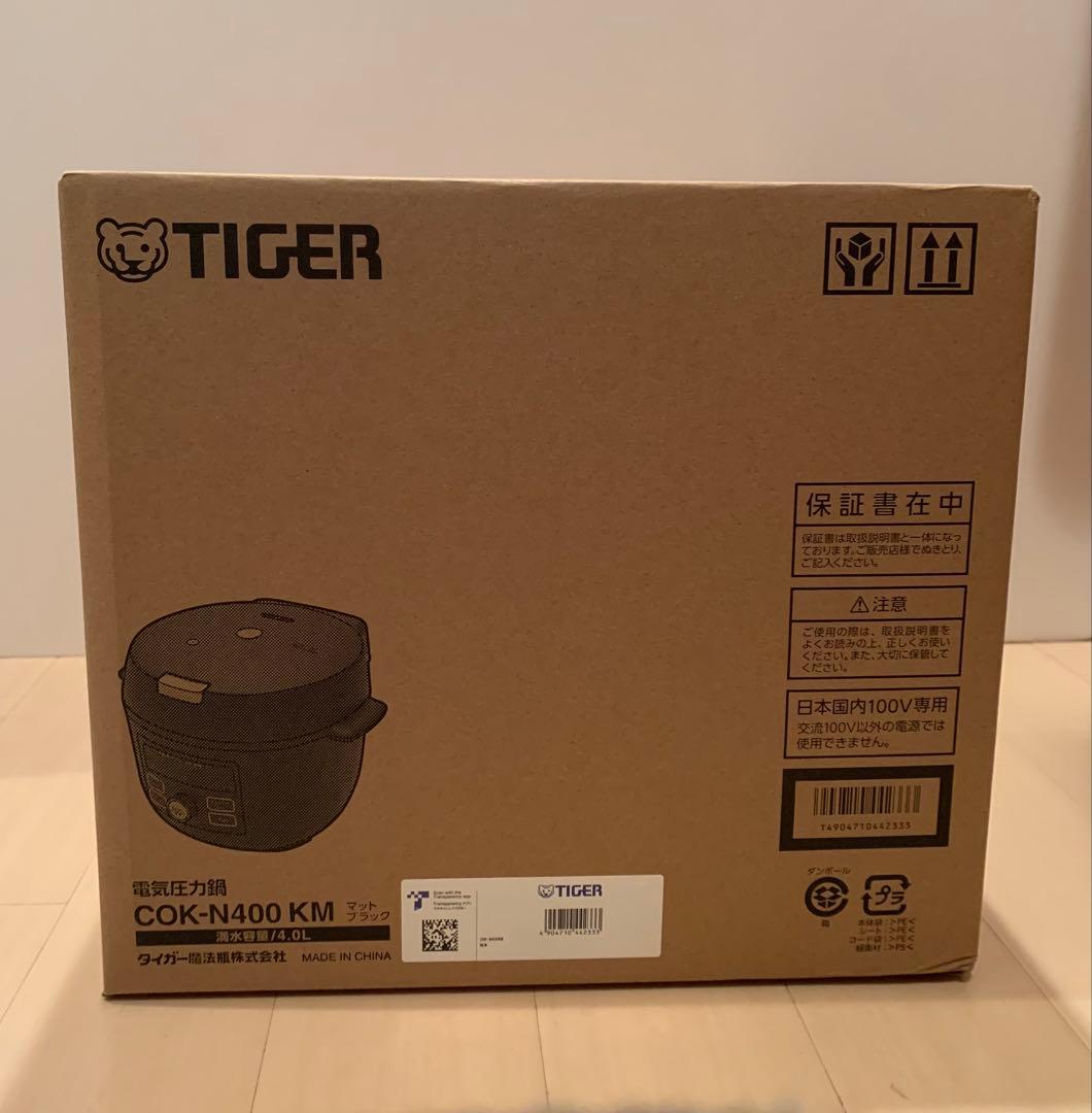 【未使用/未開封】タイガー 電気圧力鍋COK-N400KMマットブラック