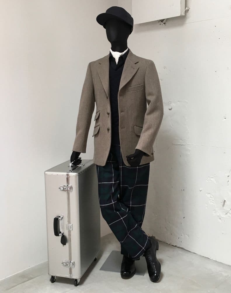 ジャケット・アウター ANATOMICA DUNN JACKET SADDLE TWEED 38