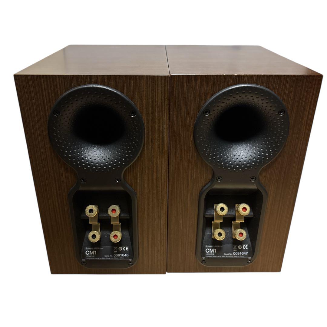 【訳あり美品】B&W CM1 スピーカーペア ローズナット（ツイーター凹みあり）