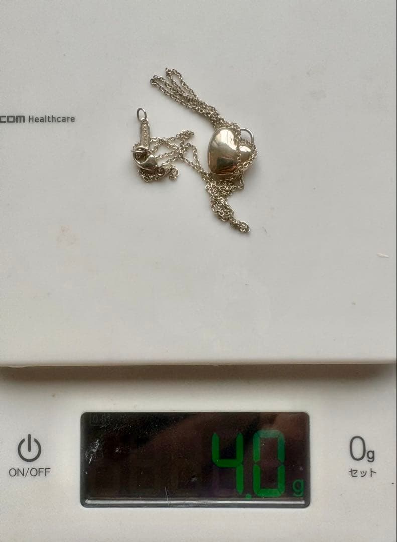 TIFFANY ハート型ペンダント ネックレス