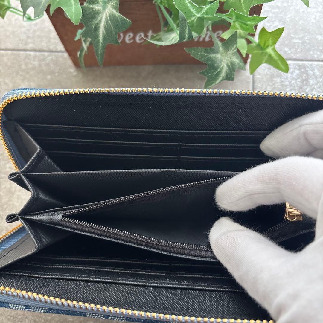 デニム 長財布