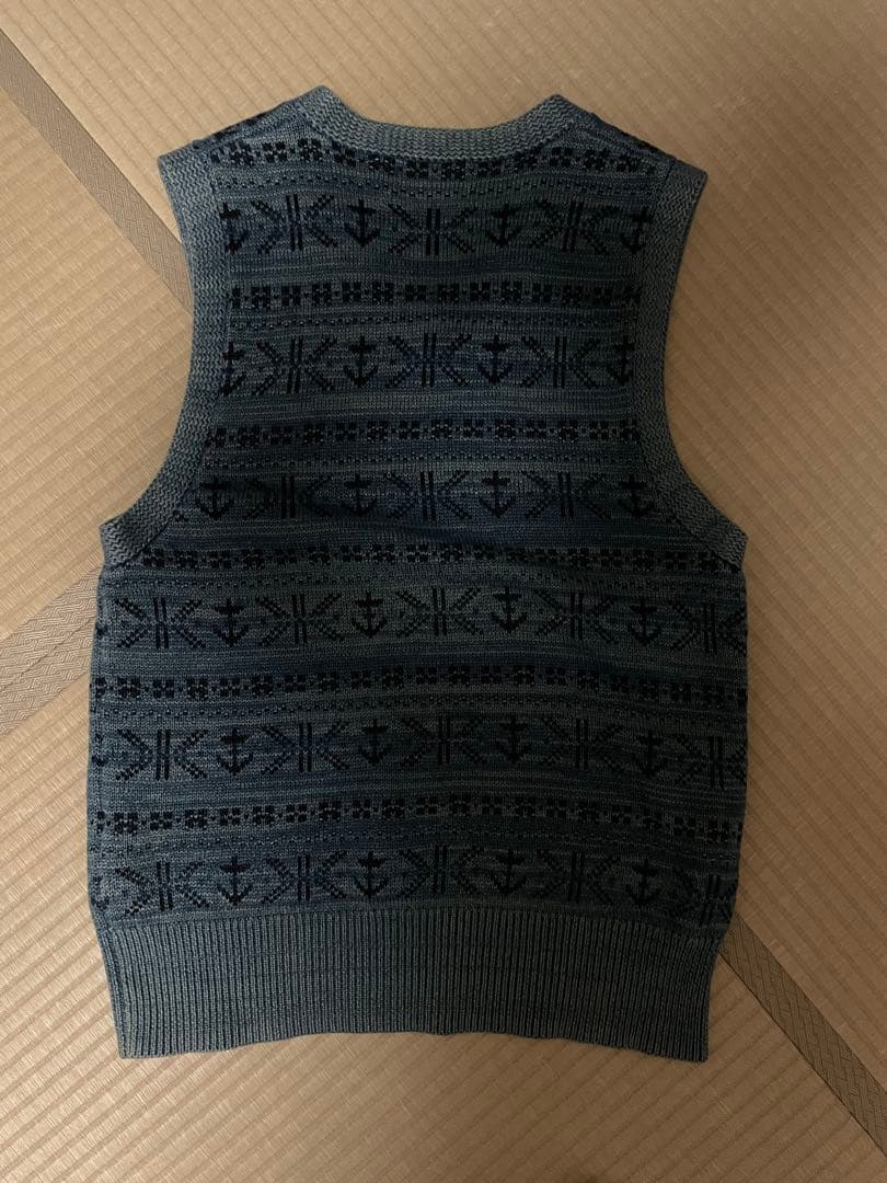 RRL ダブルアールエル インディゴフェアアイルニットベスト Mサイズ 美品