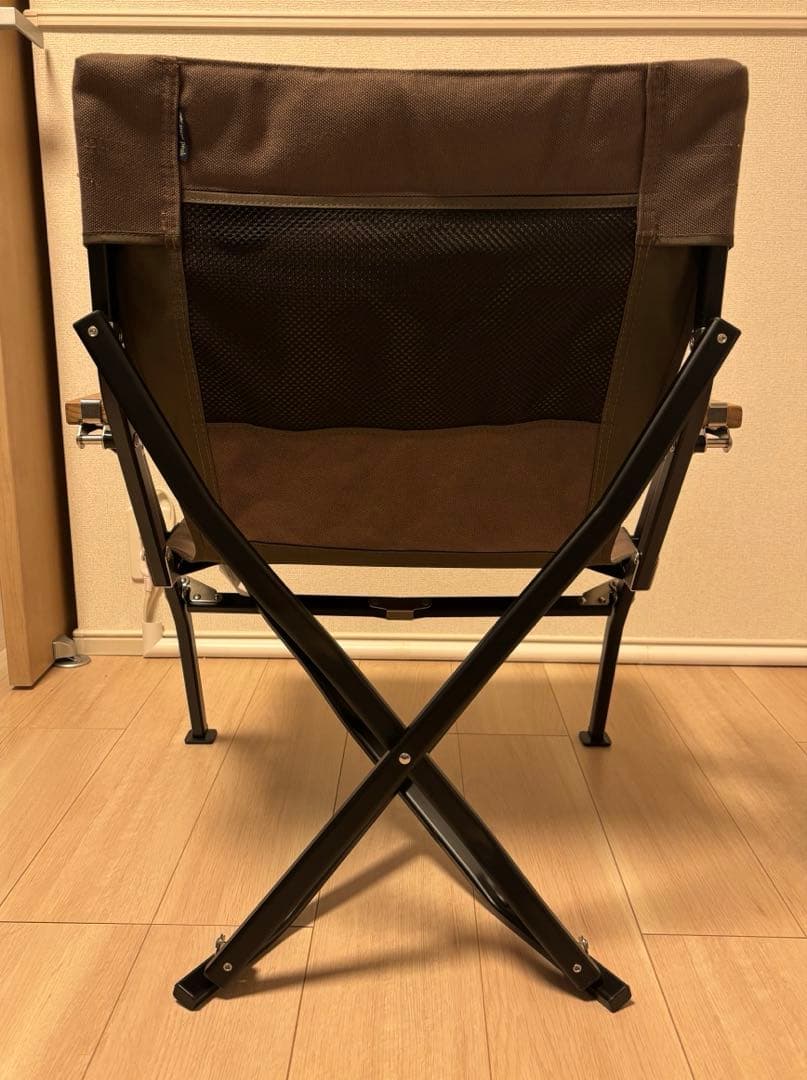  peak ローチェア ショート グレー 折りたたみアウトドアチェア