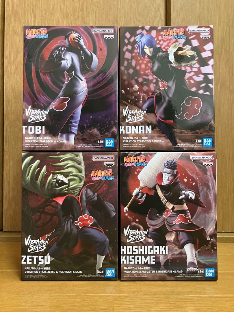 ナルト VIBRATION STARS ゼツ 干柿鬼鮫 小南 トビ フィギュア