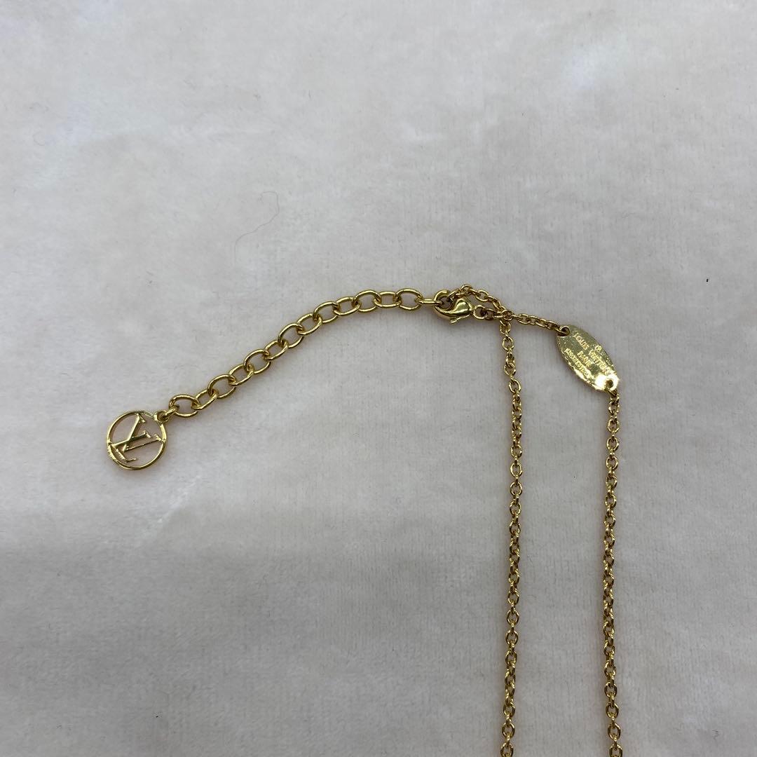 ルイヴィトン ネックレス エセンシャルV M61083 ゴールド LV