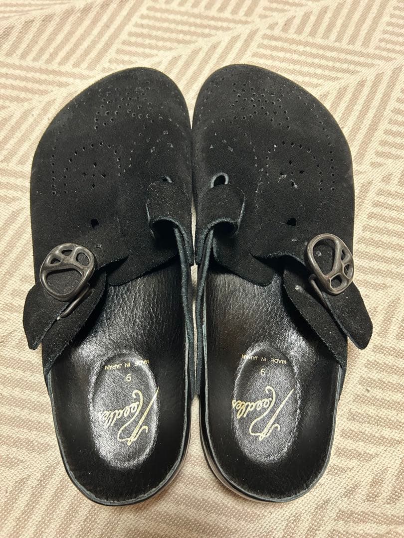 d*3様 Needles 黒 スエード クロッグサンダル サイズ9(最終値下げ)