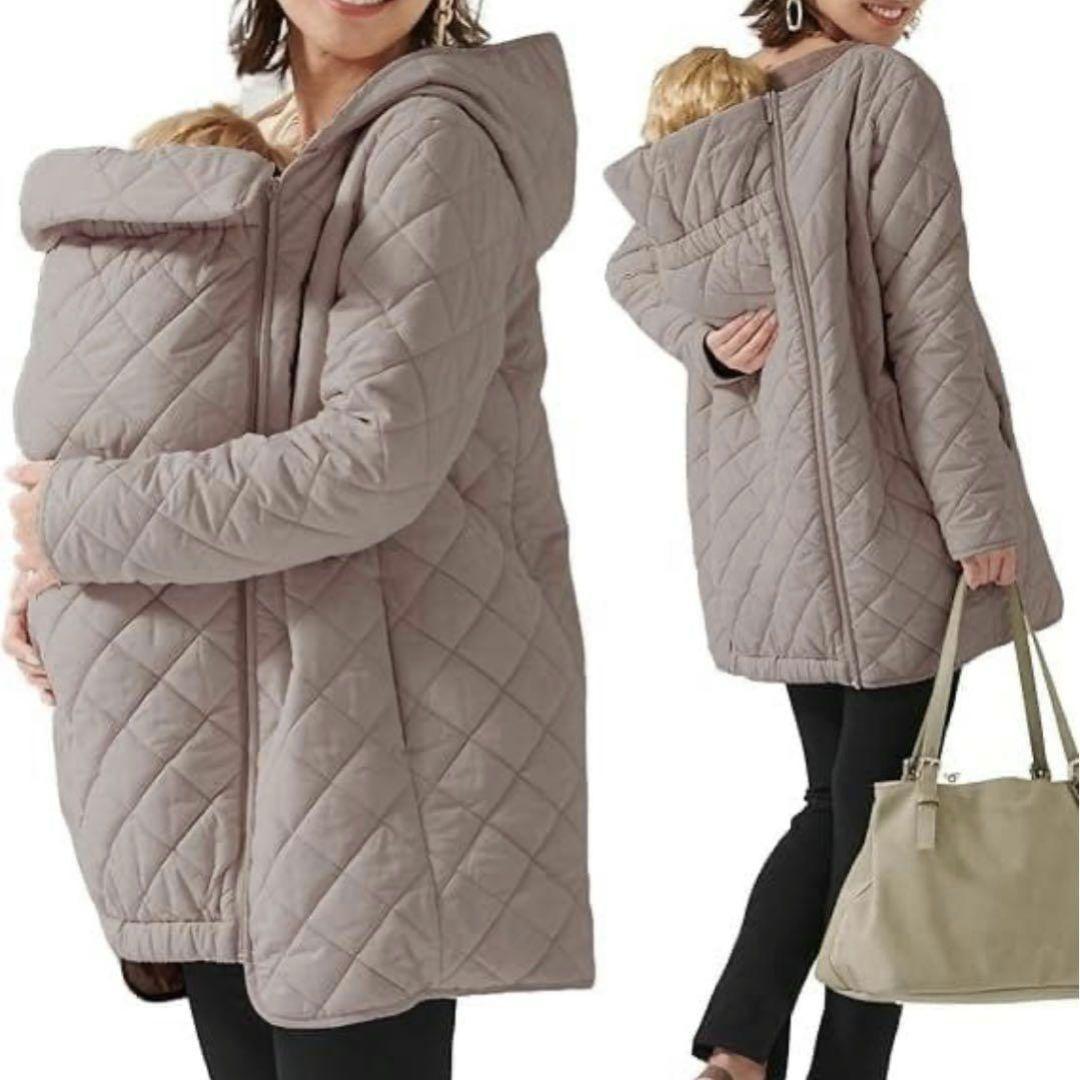 SWEETMOMMY 抱っこ おんぶ ママコート グレージュ スウィートマミー