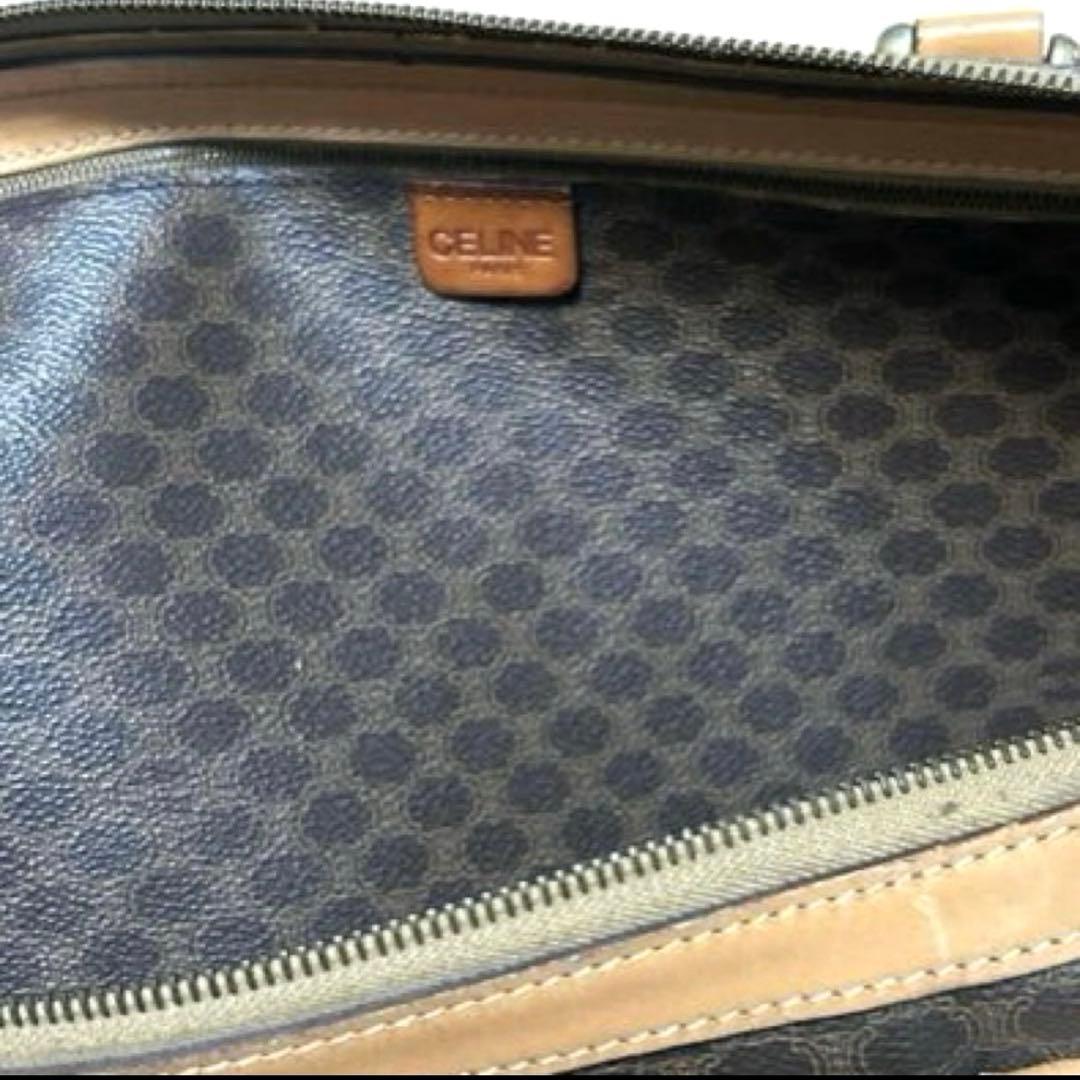 南京錠つき★オールド セリーヌヴィンテ ージ大型 ブラゾンマカダム 旧型レア