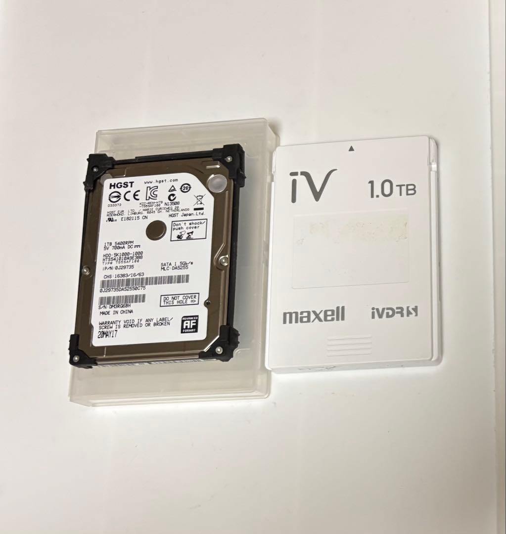 その他 HGST 1.0TB HDD maxell iV