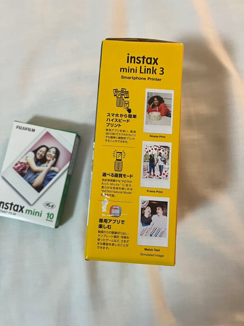 instax mini Link3 スマホチェキプリンター3 クレイホワイト