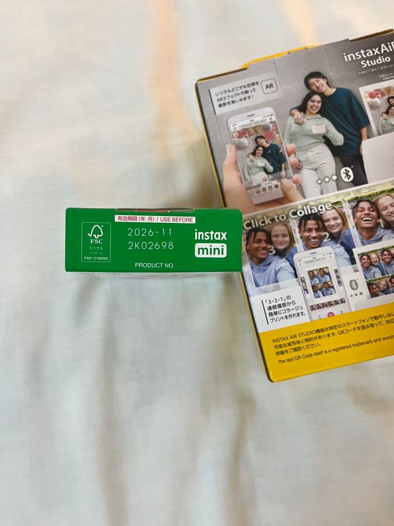 instax mini Link3 スマホチェキプリンター3 クレイホワイト