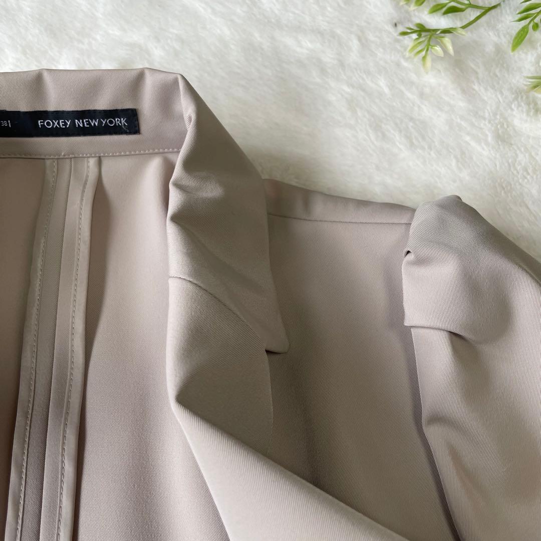FOXEY フォクシーニューヨーク ストレッチ テーラードジャケット 38 M
