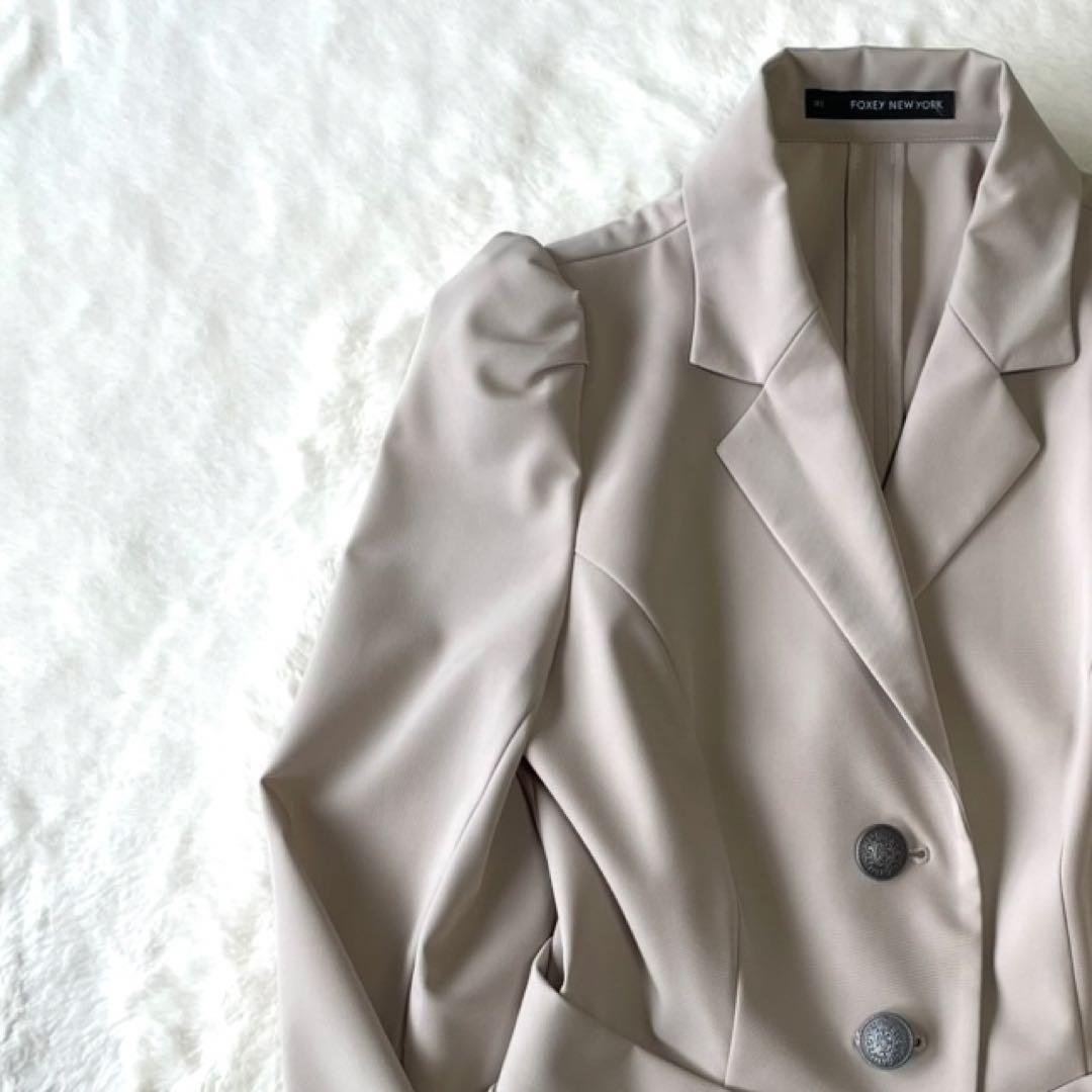 FOXEY フォクシーニューヨーク ストレッチ テーラードジャケット 38 M