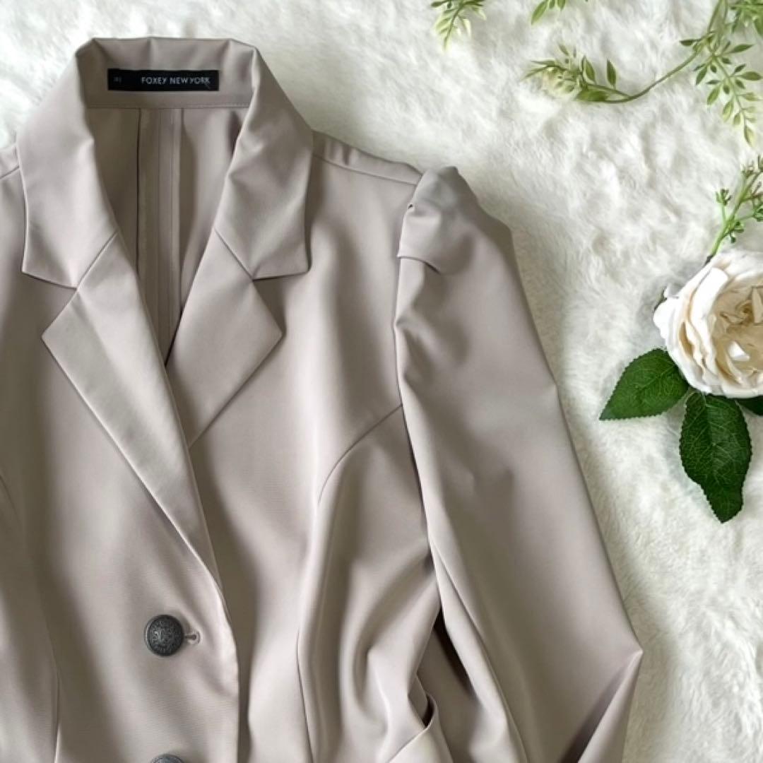 FOXEY フォクシーニューヨーク ストレッチ テーラードジャケット 38 M