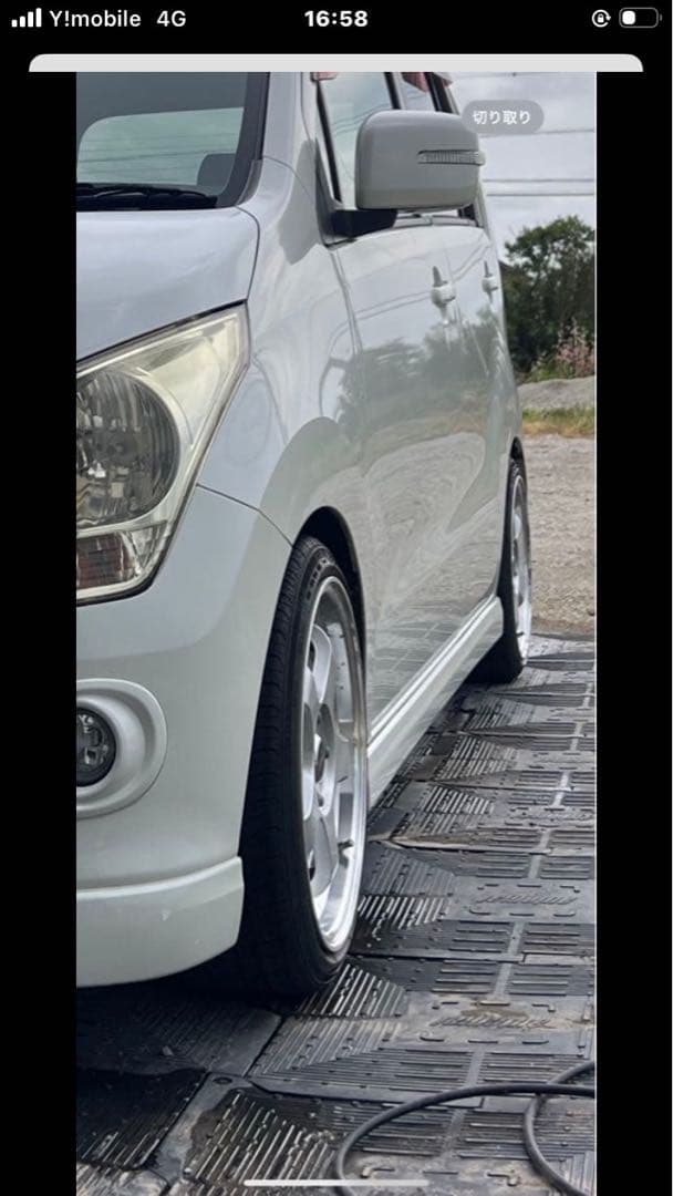 ワゴンR mh23s ダウンサスカット