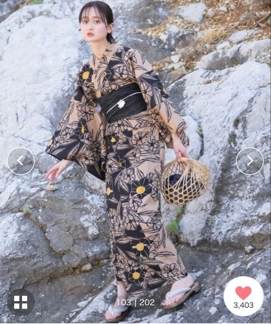 utatane 選べる浴衣3点セット オリジナルデザイン 国内染色